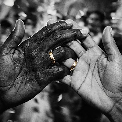 Mãos · tons e alianças